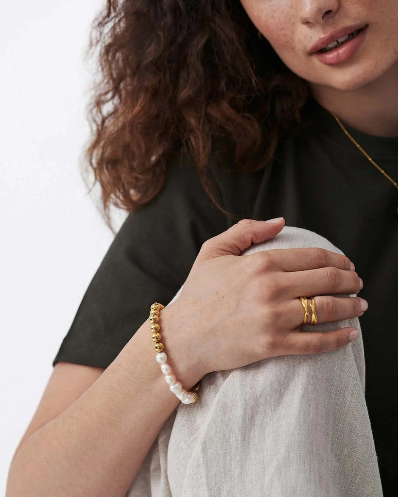 oluv pearl bracelet jewelry gold