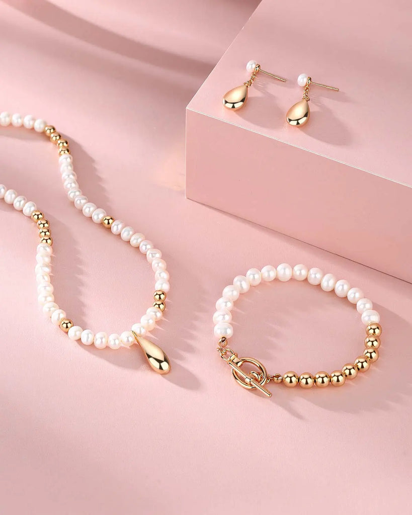 oluv jewelry pearl jewelry set