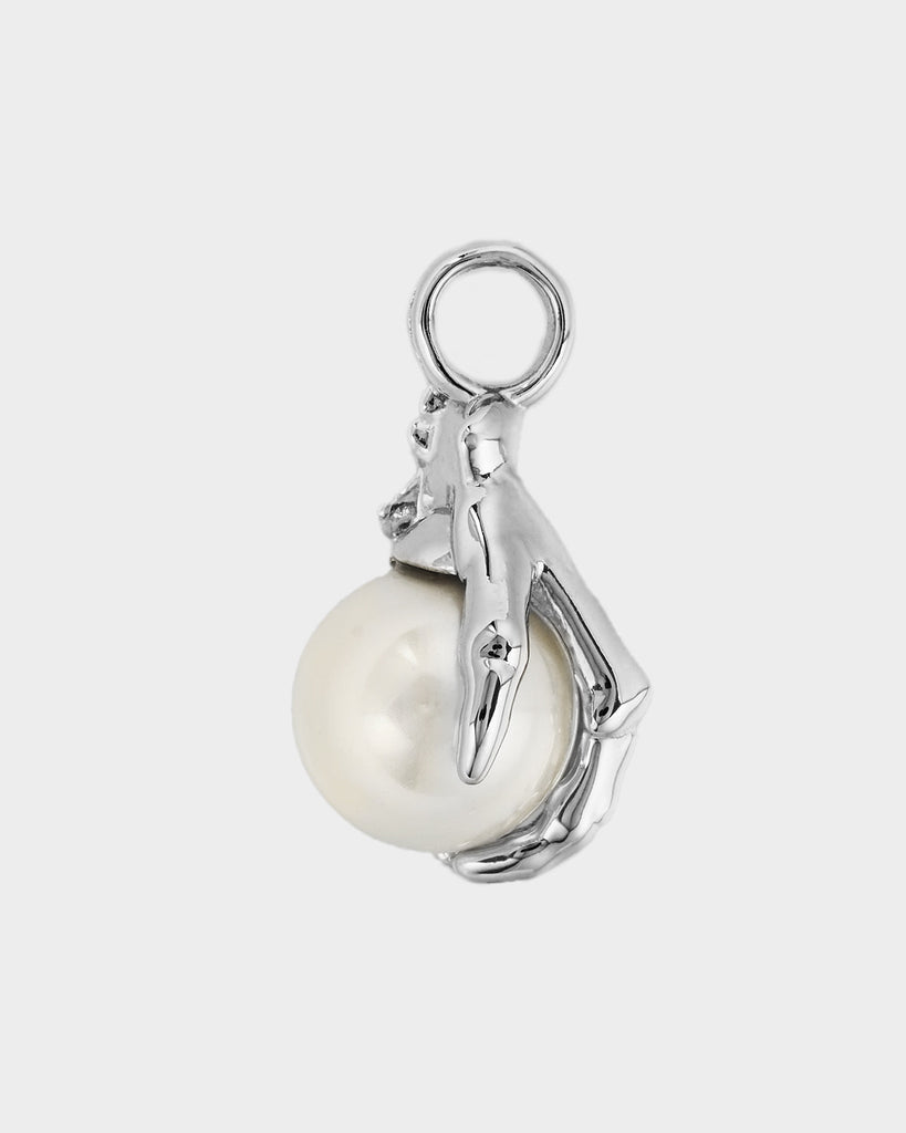 Silver Skeletal Claw Pendant OLUV Jewelry