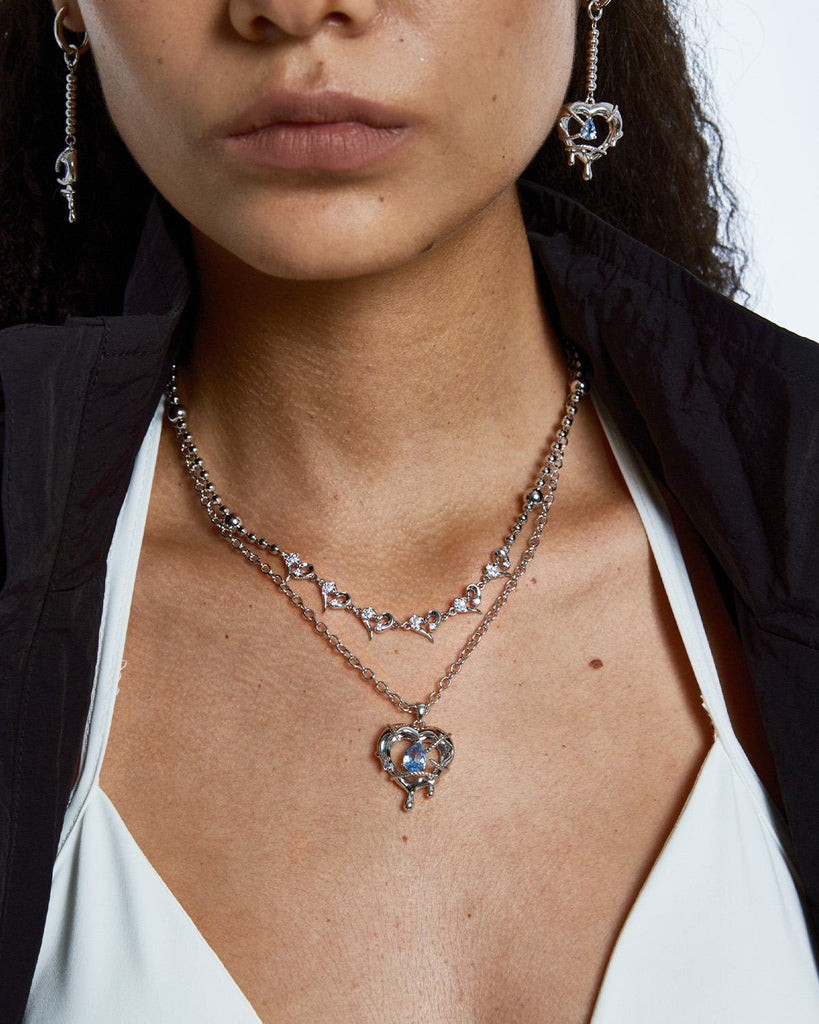 polymer clay choker necklaces, resin choker necklaces, mixed media choker necklaces