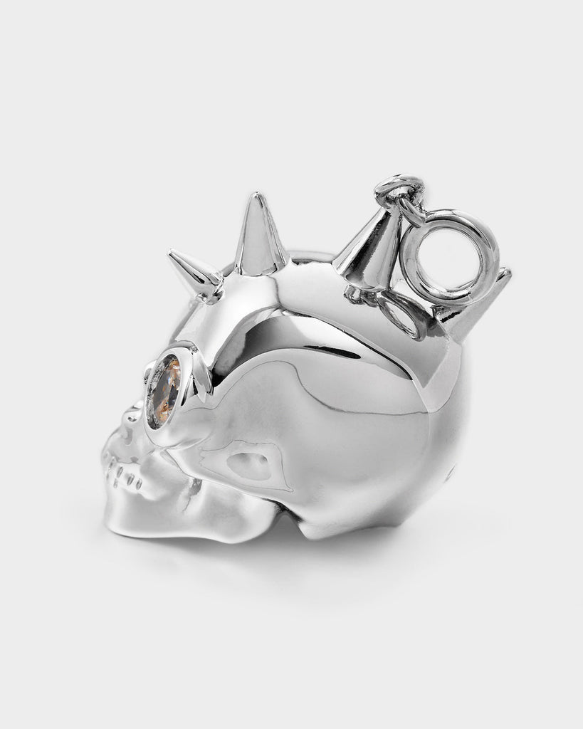 Silver Skull Pendant OLUV Jewelry