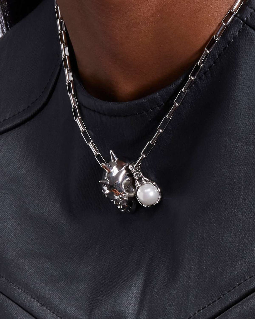 Silver Skeletal Claw Pendant OLUV Jewelry