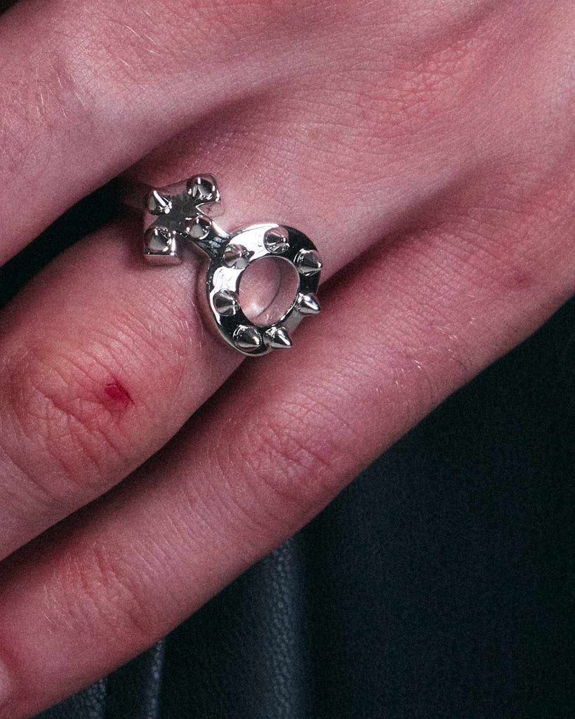 Rivet Masculine Symbol Ring OLUV Jewelry