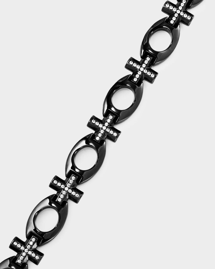 Oval Cross Necklace OLUV Jewelry