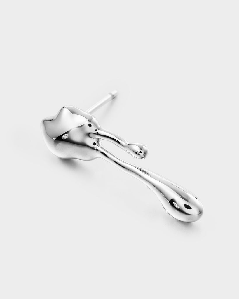 Lover Teardrop Mini Frozen Earrings Sterling Silver OLUV Jewelry