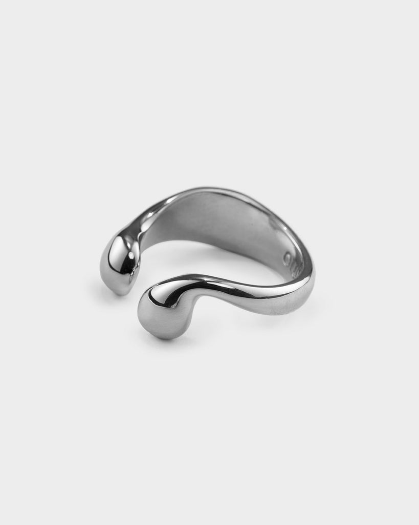 Lover Teardrop Flowing Ring Sterling Silver OLUV Jewelry