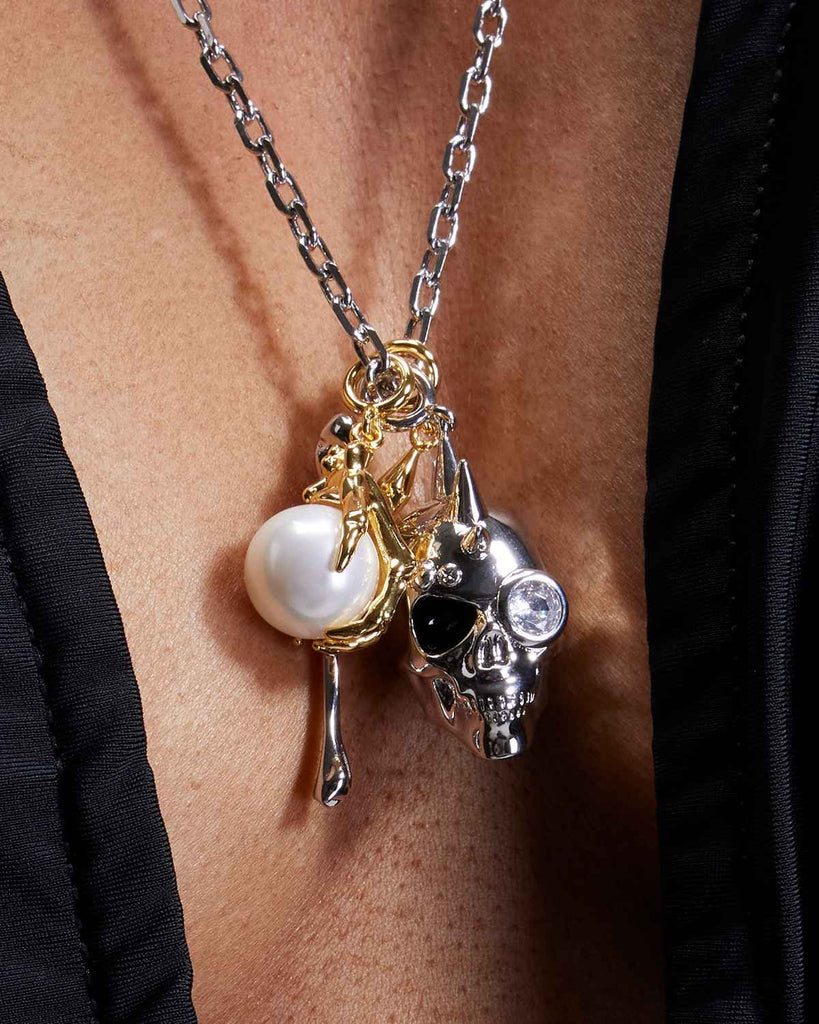 Golden Crucifix Pendant OLUV Jewelry