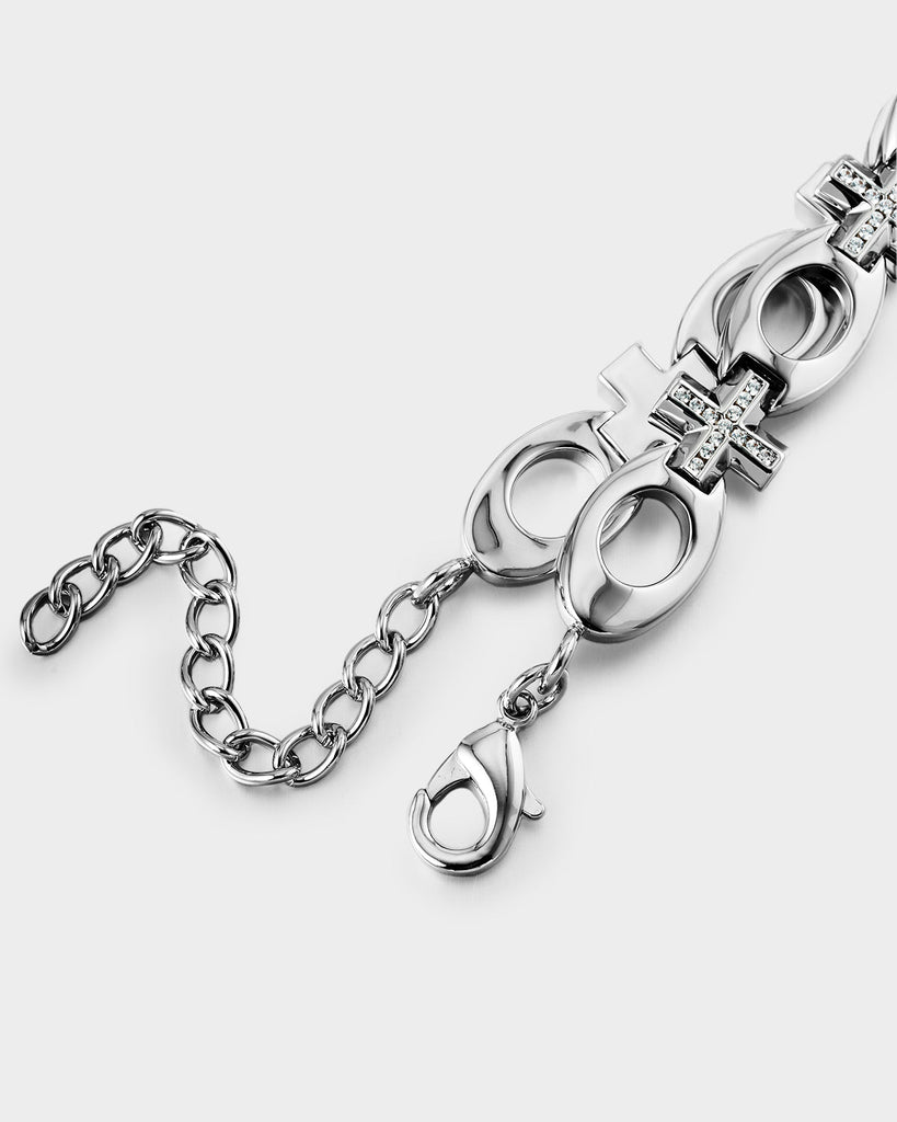 Oval Cross Bracelet OLUV Jewelry