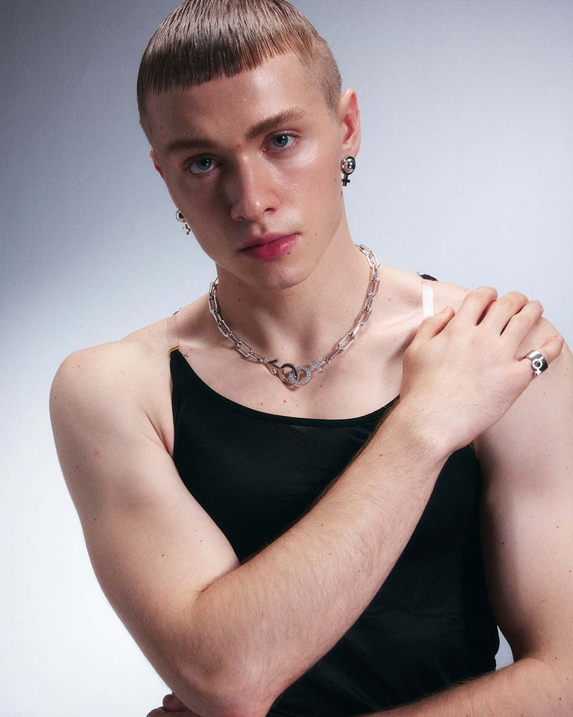 Feminine Symbol Pendant Ring OLUV Jewelry