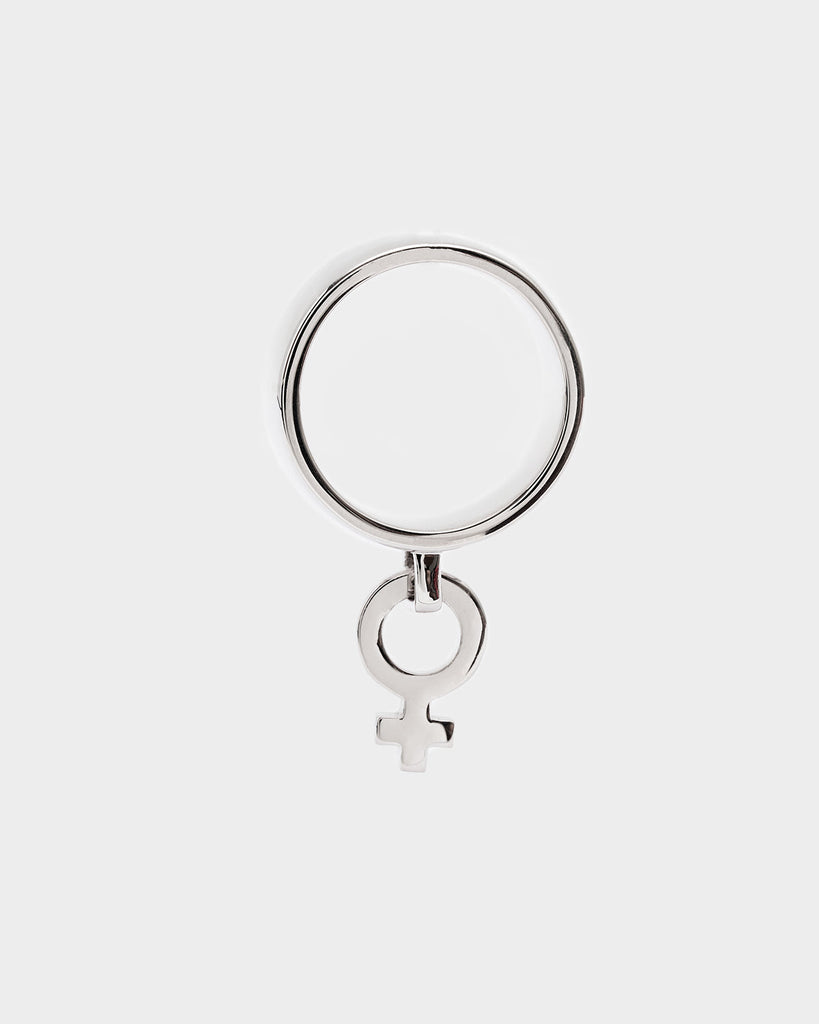 Feminine Symbol Pendant Ring OLUV Jewelry