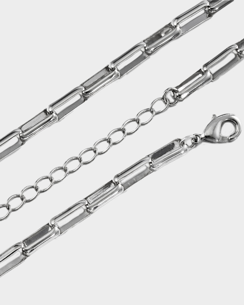 Silver Combination Chain OLUV Jewelry