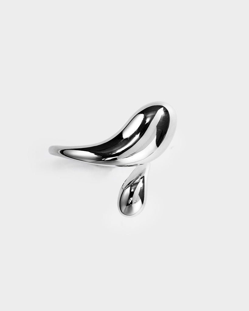 Lover Teardrop Minimalist Ring Sterling Silver OLUV Jewelry