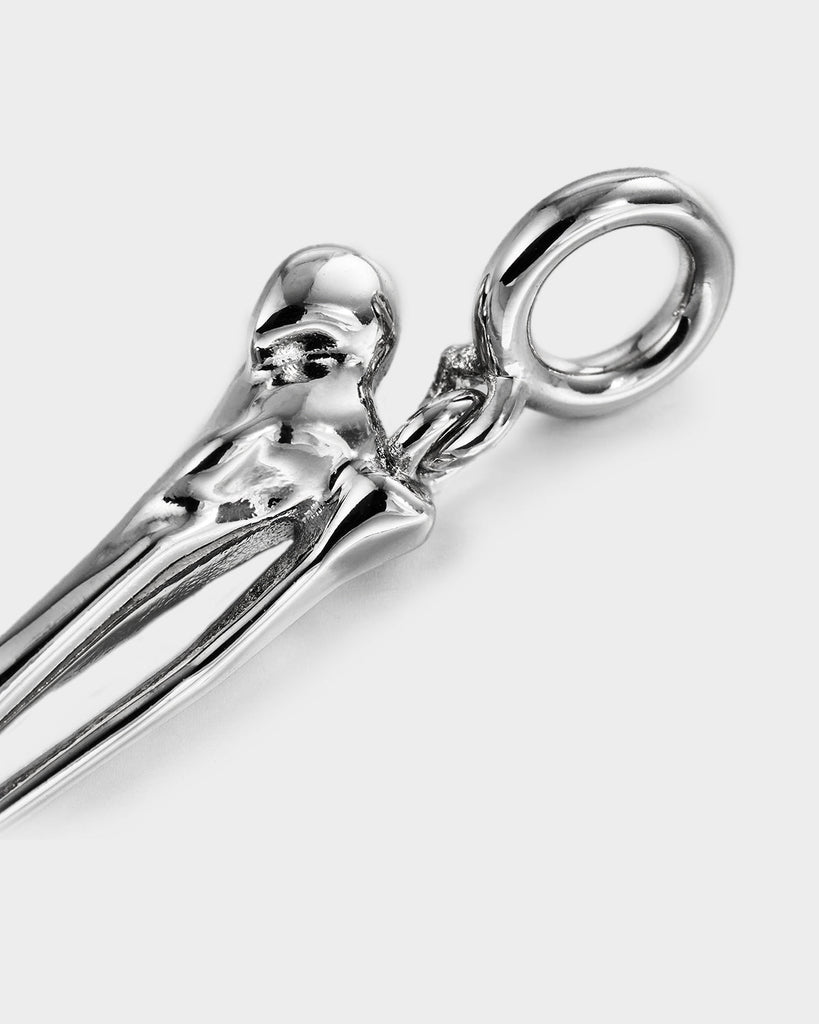 Silver Bone Pendant OLUV Jewelry