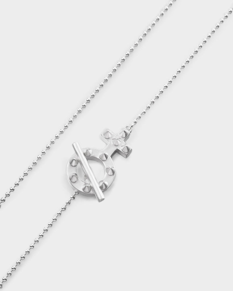 Venus Symbol OT Clasp Beaded Necklace OLUV Jewelry