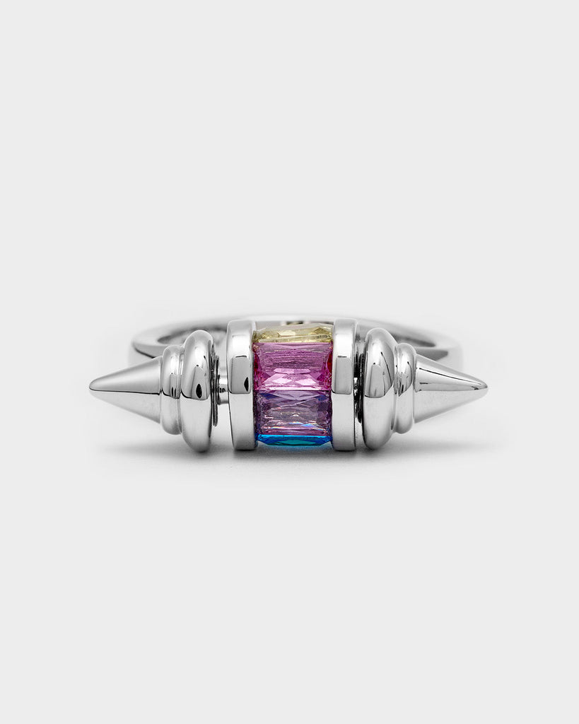 Rainbow Medal Ring OLUV Jewelry