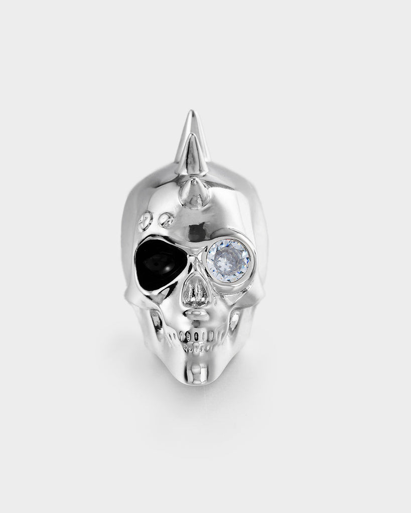 One-Eyed Skull Earrings OLUV Jewelry