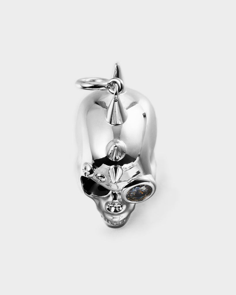 Silver Skull Pendant OLUV Jewelry