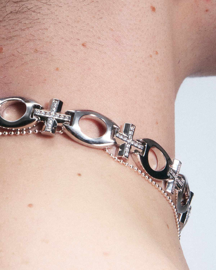 Oval Cross Necklace OLUV Jewelry