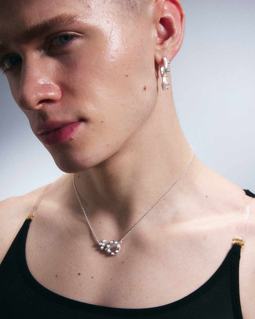 Venus Symbol OT Clasp Beaded Necklace OLUV Jewelry