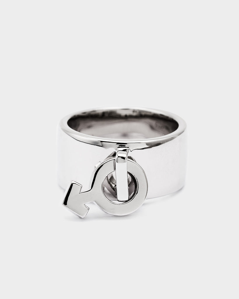 Masculine symbol Pendant Ring OLUV Jewelry