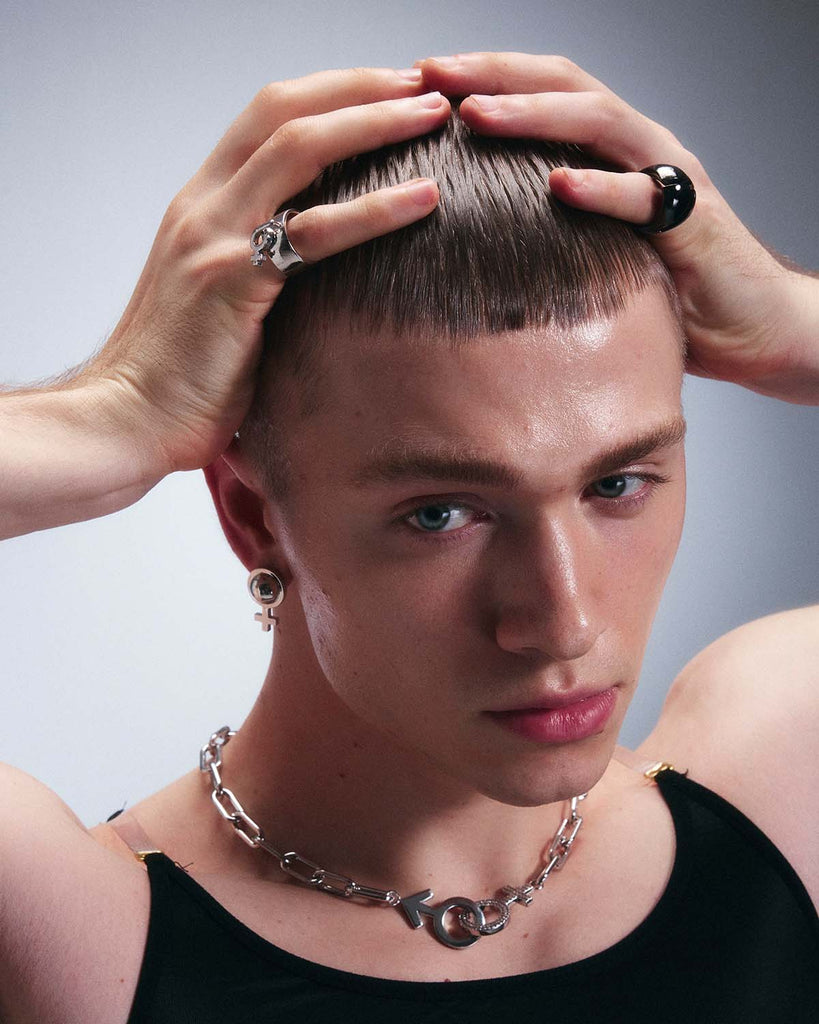 Feminine Symbol Pendant Ring OLUV Jewelry