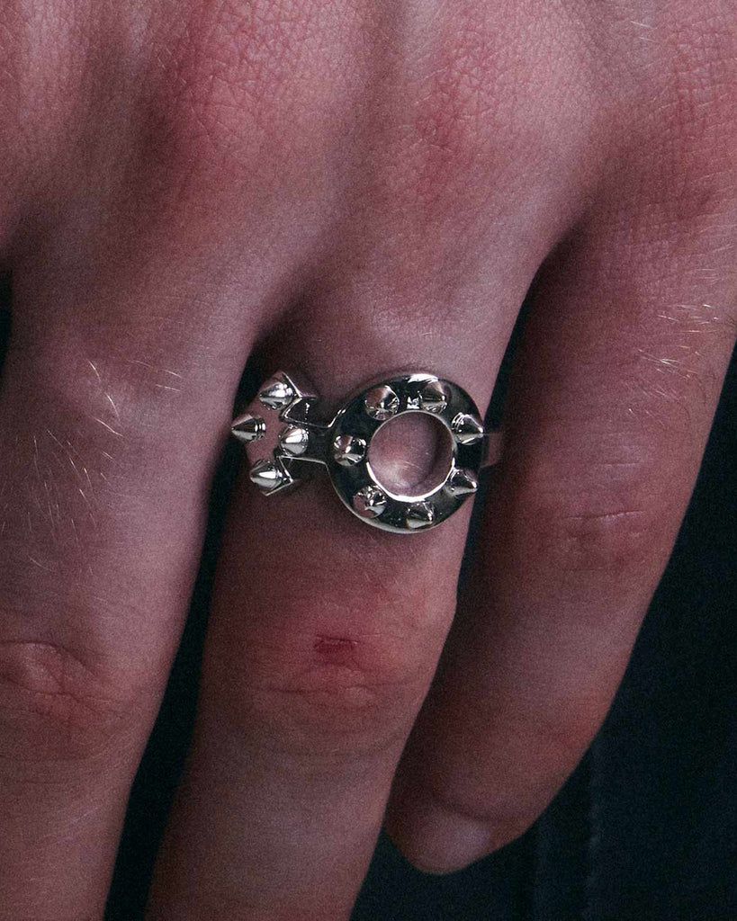 Rivet Masculine Symbol Ring OLUV Jewelry