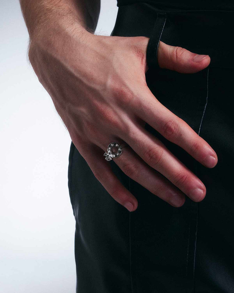 Rivet Feminine Symbol Ring OLUV Jewelry