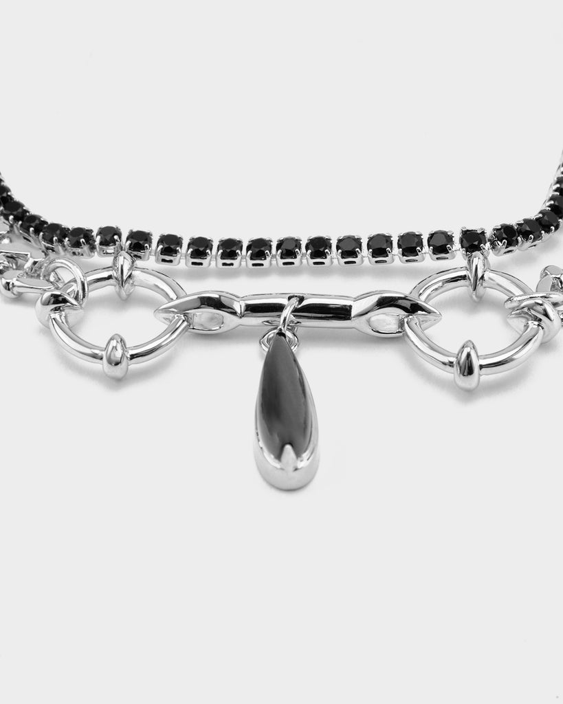 layered necklace, multi-strand necklace, stacking necklace