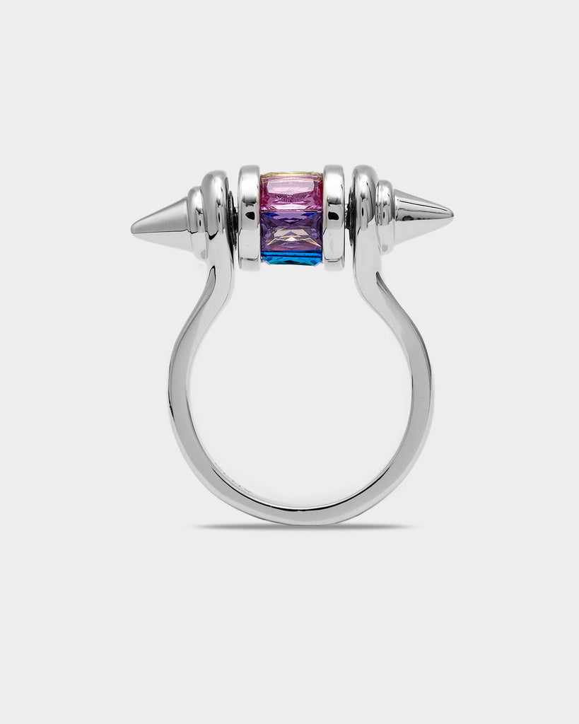 Rainbow Medal Ring OLUV Jewelry