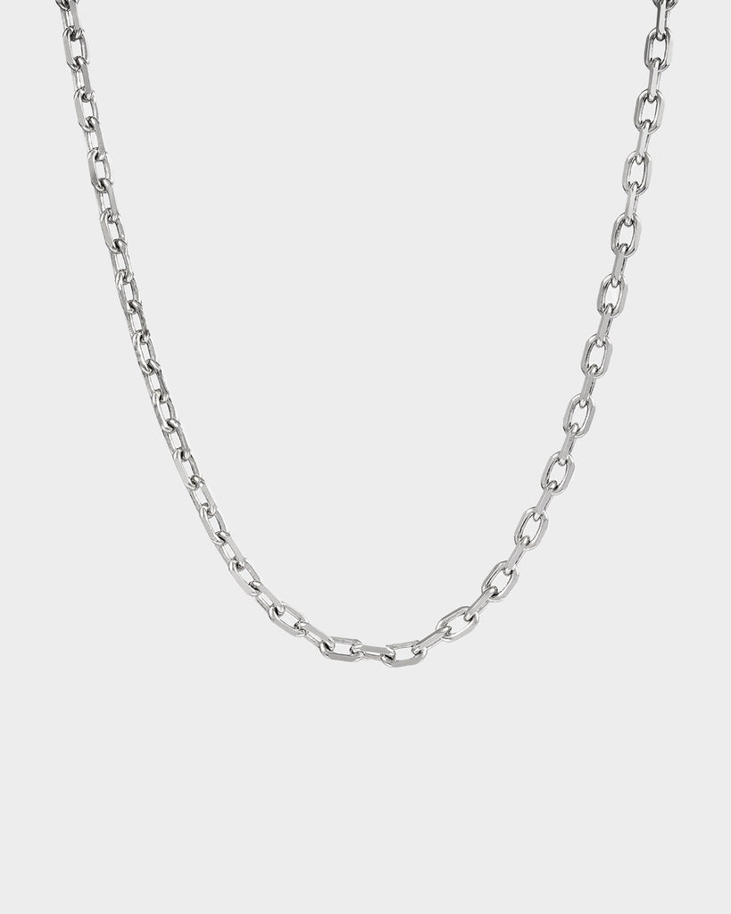 Long Silver Combination Chain OLUV Jewelry