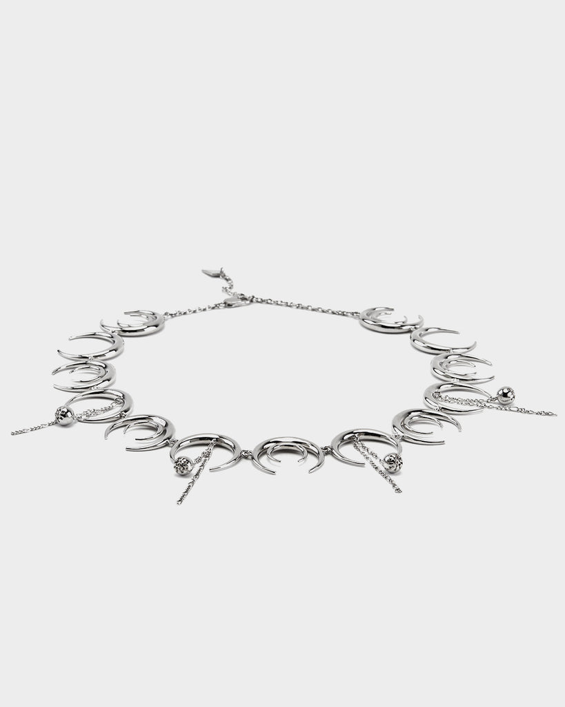 geometric necklace, abstract necklace, asymmetrical necklace