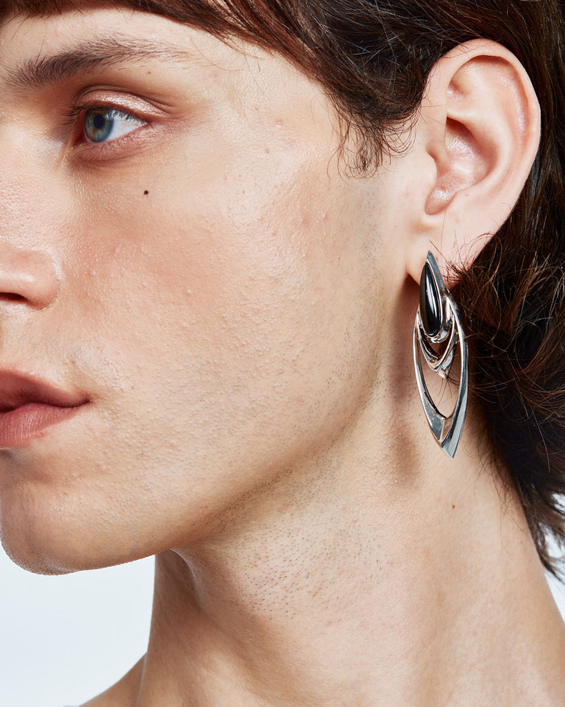 hoop earrings, stud earrings, dangle earrings