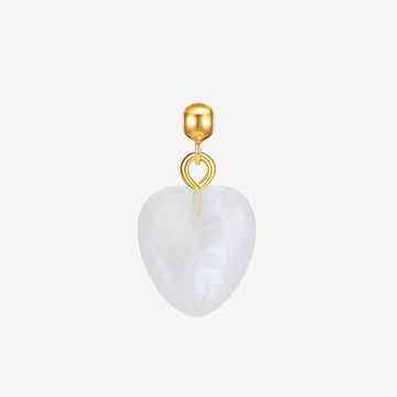 necklace charm, gem charm, Moonstone Charm