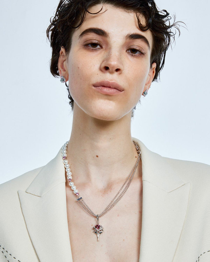 birth flower choker necklaces, floral choker necklaces, botanical choker necklaces