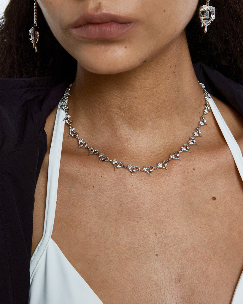 carved choker necklaces, etched choker necklaces, engraved choker necklaces