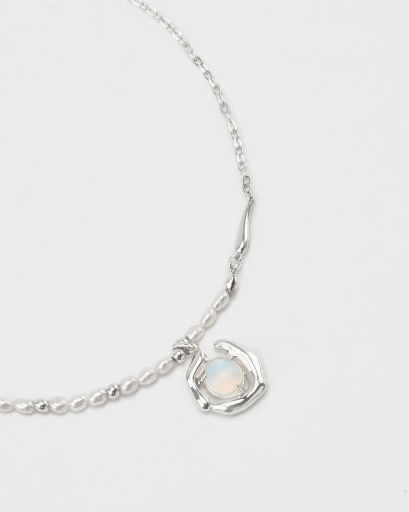 opal choker, moonstone choker, labradorite choker