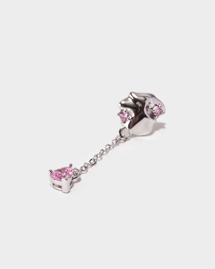 silver flower earrings, silver butterfly earrings, silver animal earrings