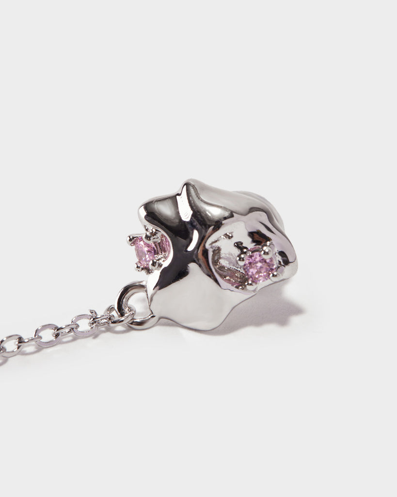 silver name earrings, silver initial earrings, silver monogram earrings