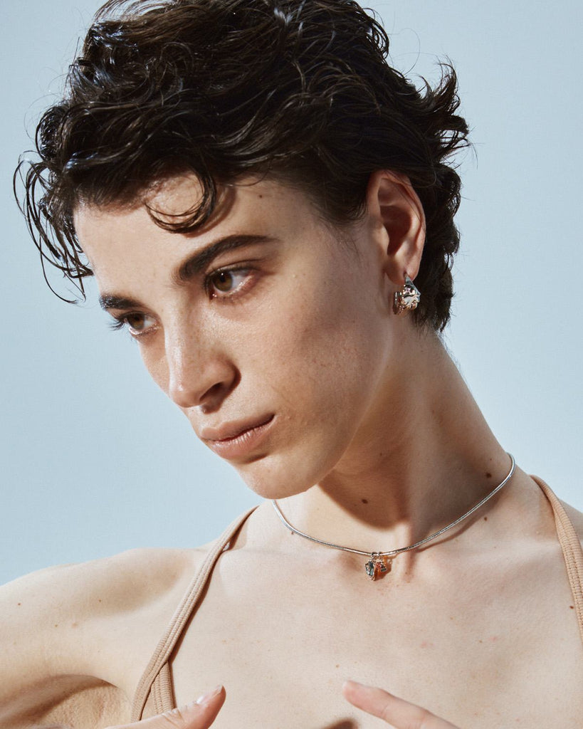 silver oval hoop earrings, silver round hoop earrings, silver heart hoop earrings