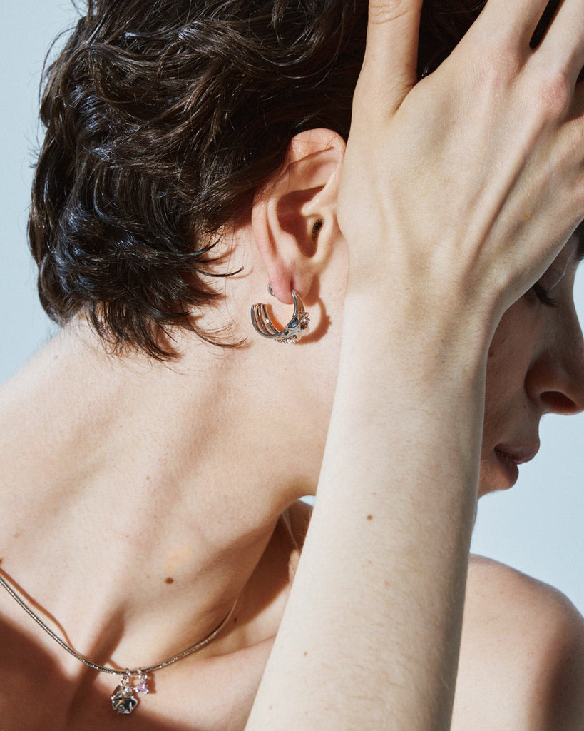 silver small hoop earrings, silver large hoop earrings, silver medium hoop earrings