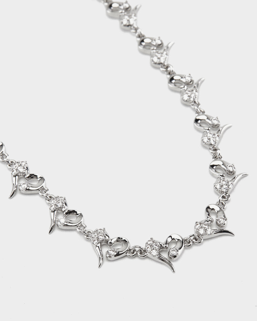 stamped choker necklaces, punched choker necklaces, embossed choker necklaces